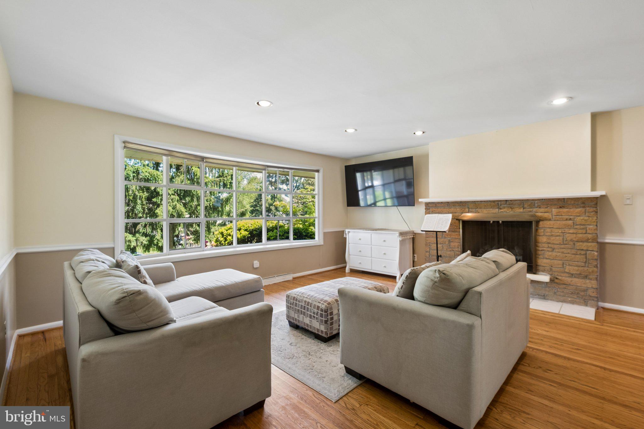 1076 Devon Road Jenkintown, PA 19046 - Photo 7 of 51 a living room with furniture and a large window