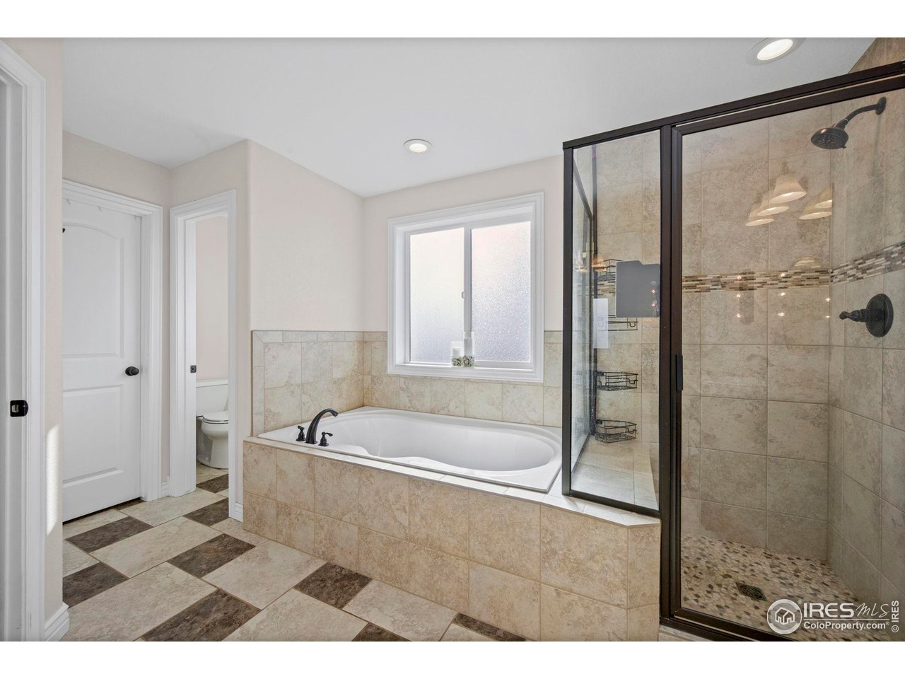 1302 Park Ridge Drive Severance, CO 80615 - Photo 20 of 35 a bathroom with a bathtub and a shower