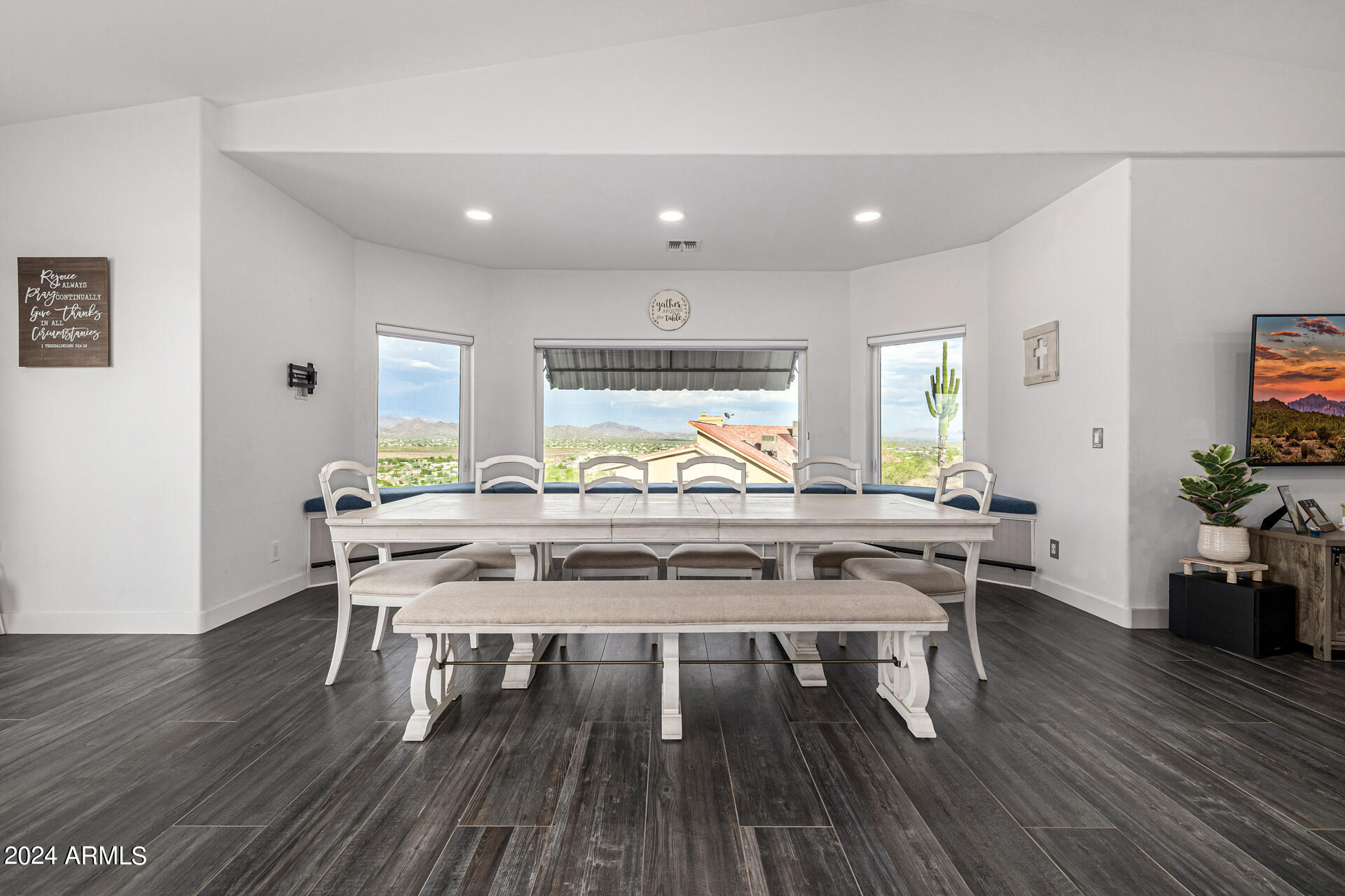 1829 West Cloud Road Phoenix, AZ 85086 - Photo 18 of 137 a view of a dining room with furniture and wooden floor