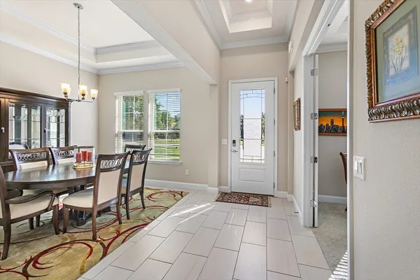 a view of a livingroom with furniture and window