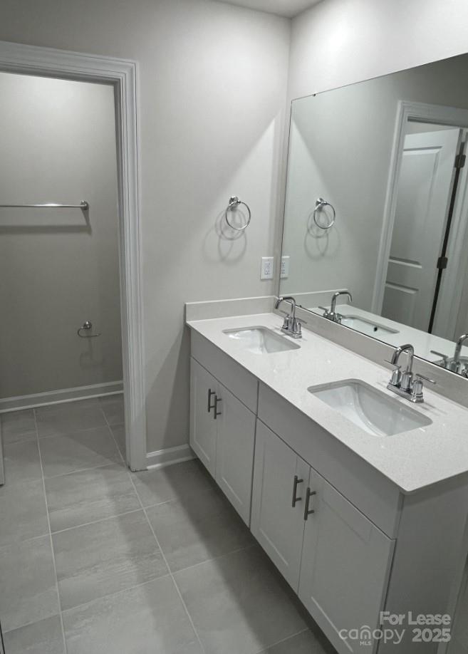 3703 Backwater Street Concord, NC 28027 - Photo 15 of 23 a spacious bathroom with a sink and a mirror
