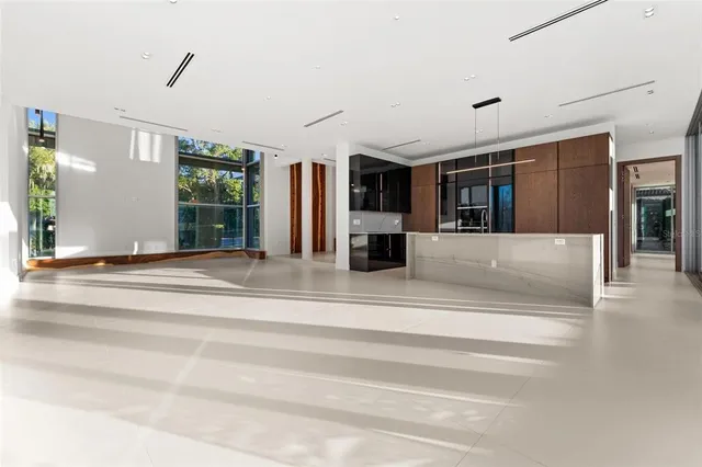 a view of a building with many windows