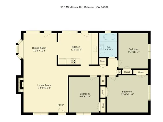 a view of outdoor dining space in the backyard