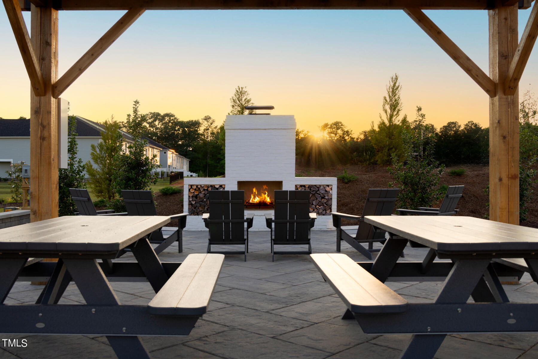 155 Siebold Street Garner, NC 27529 - Photo 52 of 70 a view of a terrace with sitting area