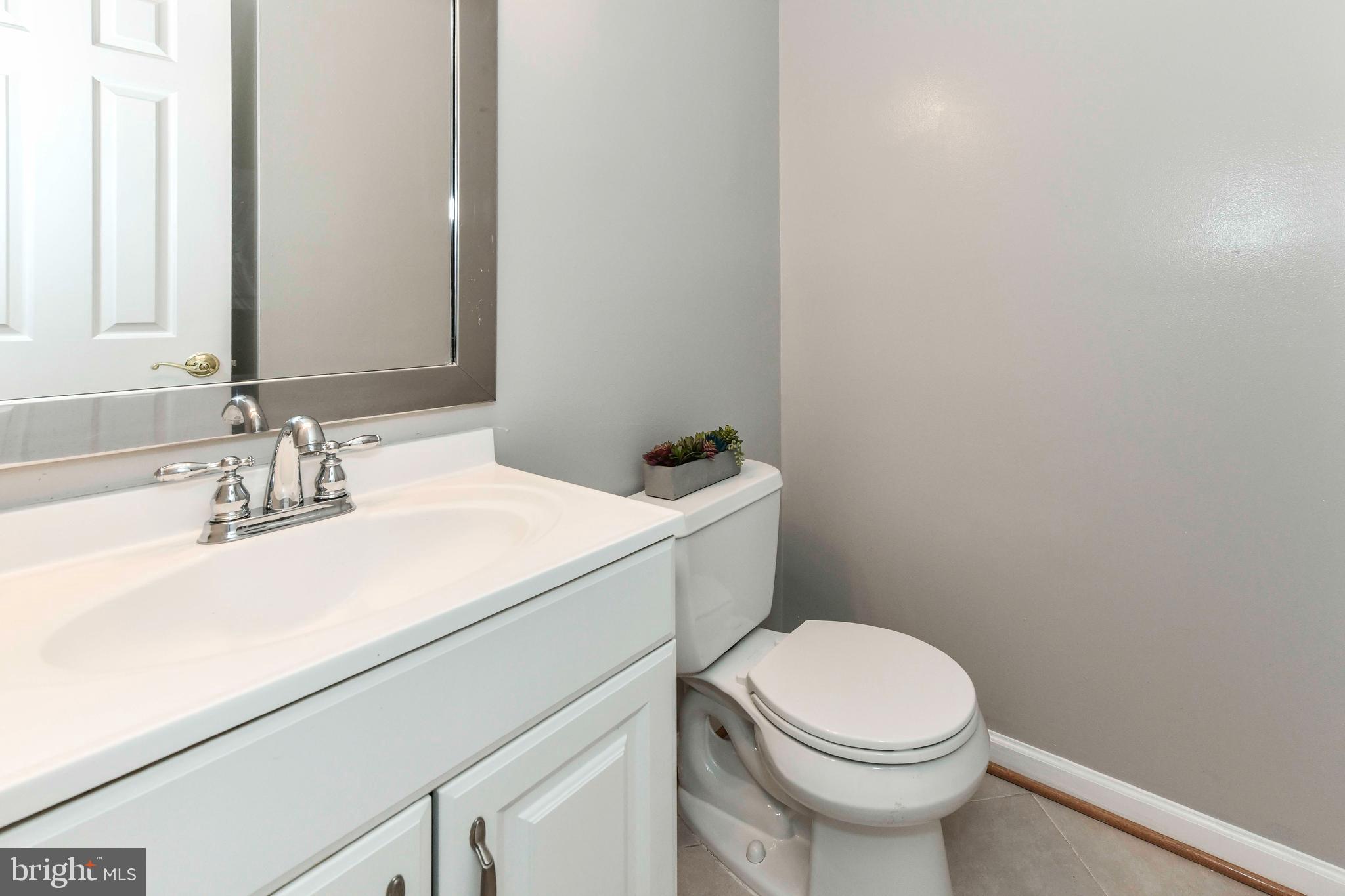 5500 Hampton Forest Way Clifton, VA 20124 - Photo 42 of 49 a bathroom with a sink a toilet and mirror