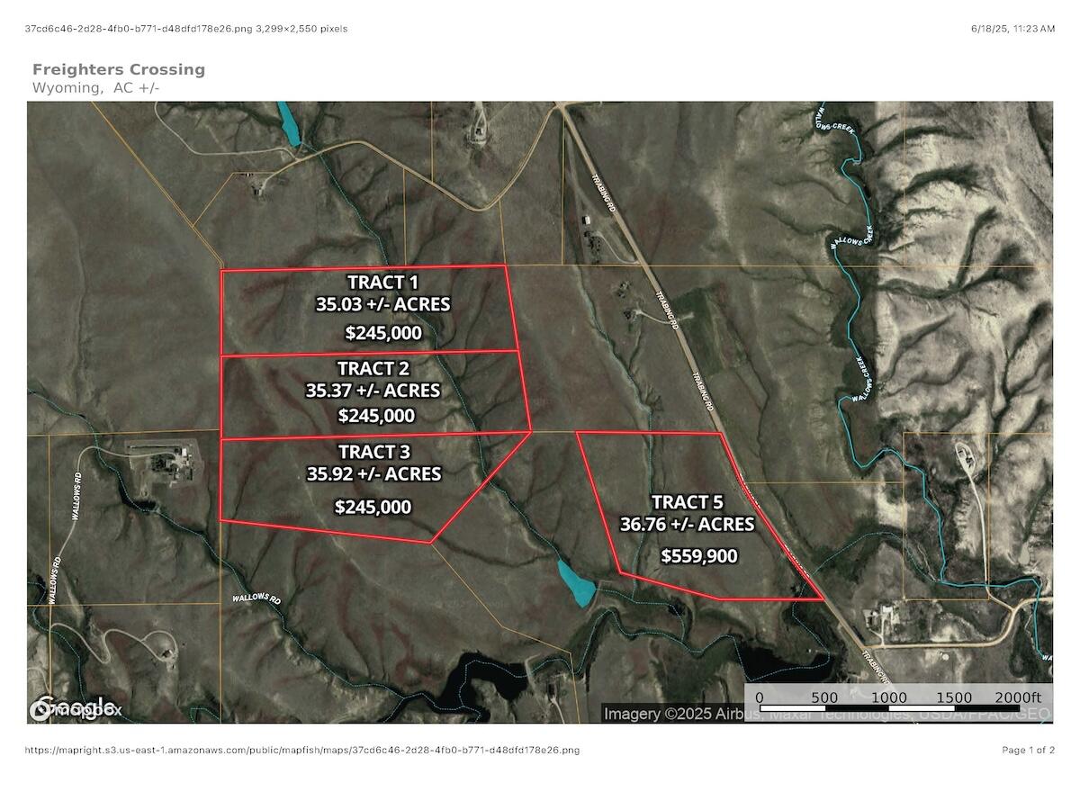 2 Trabing Road Buffalo, WY 82834 - Photo 21 of 21 Parcel JPEG Map