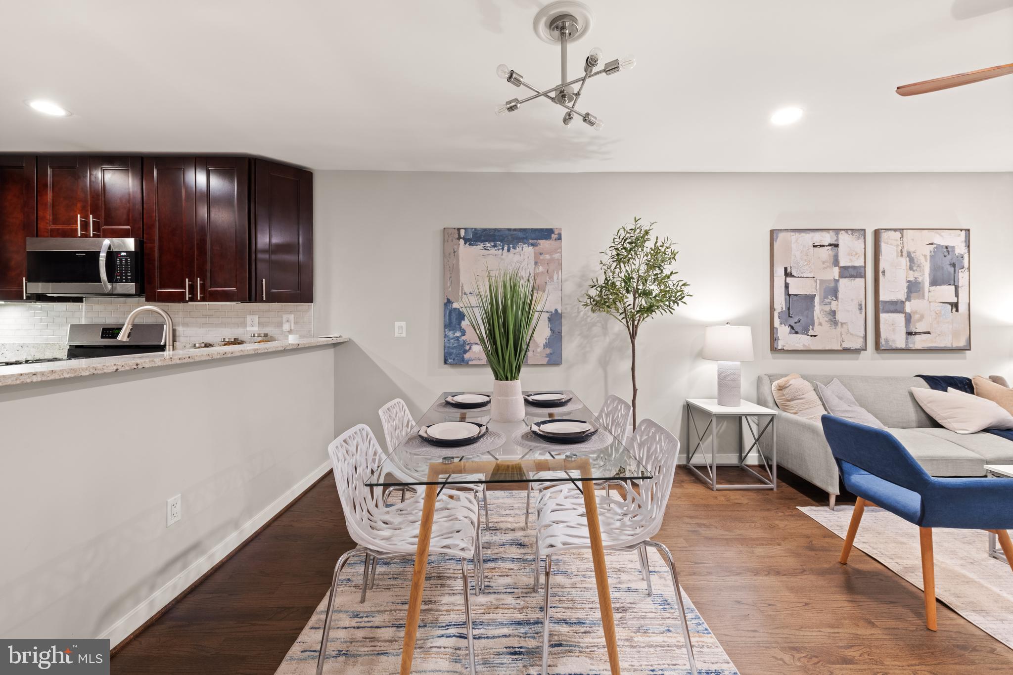 1812 D Street Northeast, Unit 1 Washington, DC 20002 - Photo 9 of 31 a view of a dining room with furniture