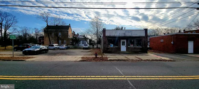 a view of a street with houses