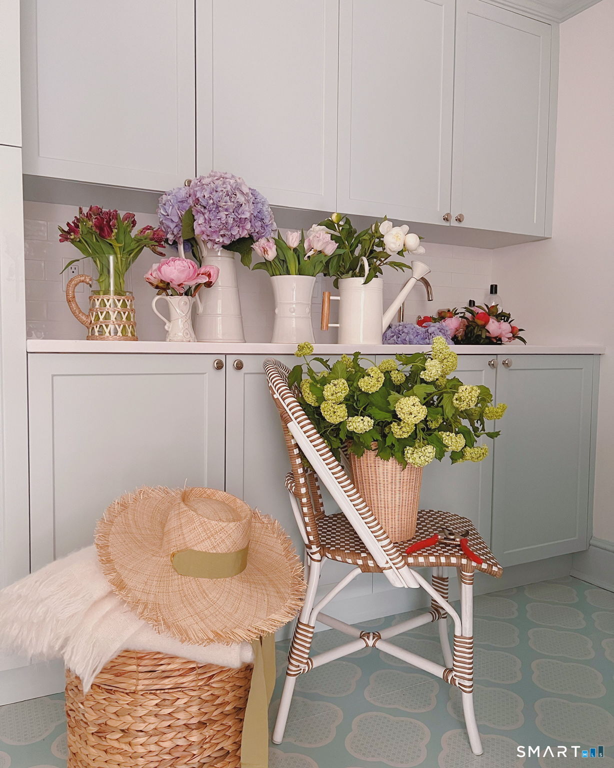 90 5 Mile River Road Darien, CT 06820 - Photo 23 of 35 a bathroom with a sink and mirror