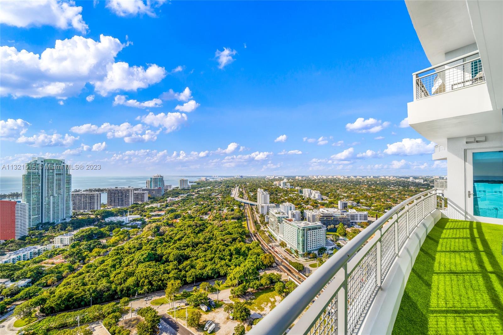 60 Southwest 13th Street, Unit 3600 Miami, FL 33130 - Photo 43 of 43 a view of a city from a balcony