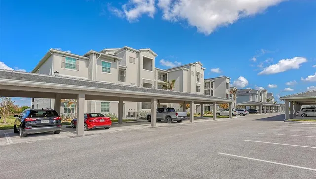 a car parked in front of a building