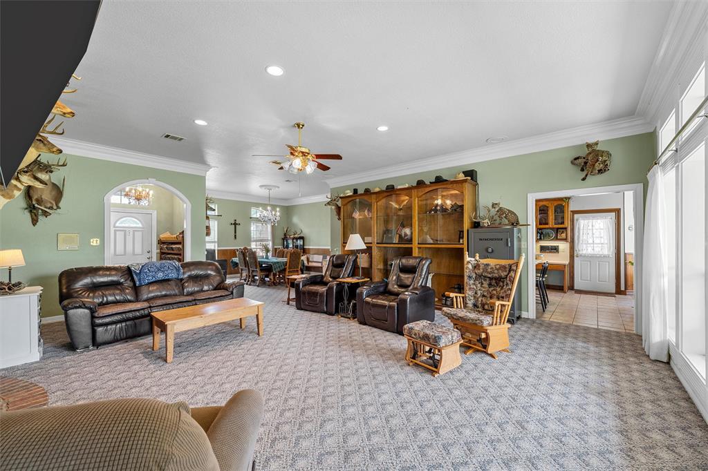 654 County Road 473 Lott, TX 76656 - Photo 7 of 40 a view of a livingroom with furniture and a rug