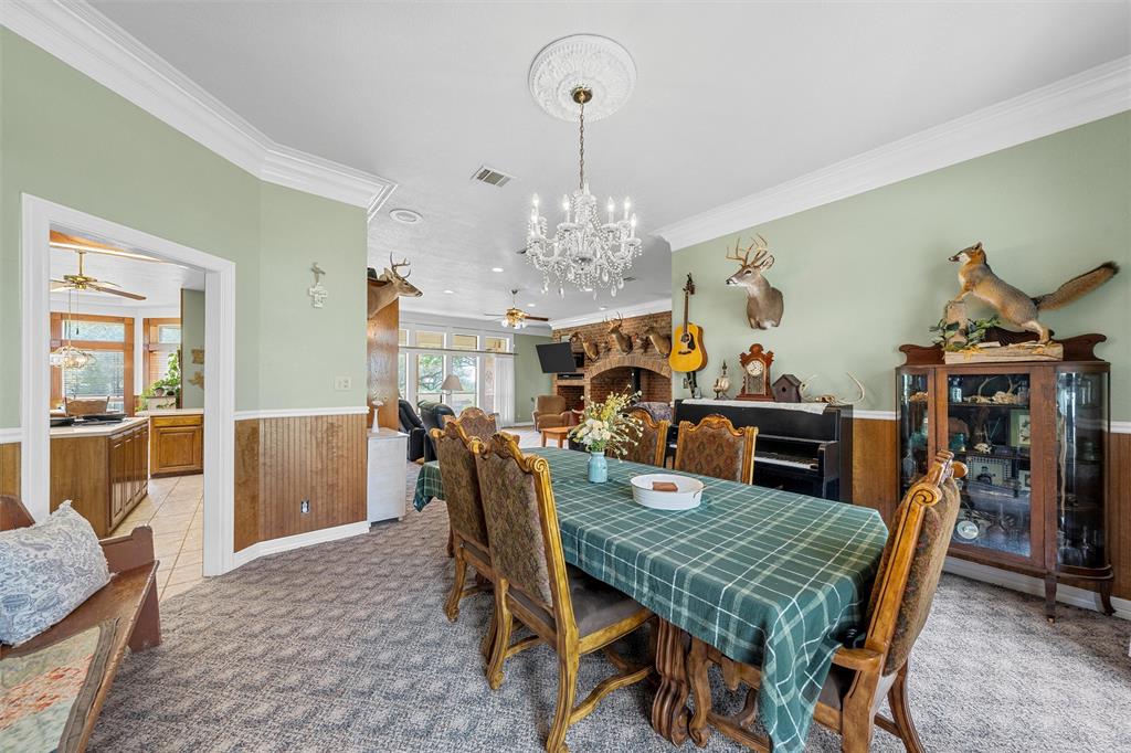 654 County Road 473 Lott, TX 76656 - Photo 9 of 40 a dining room with furniture and window
