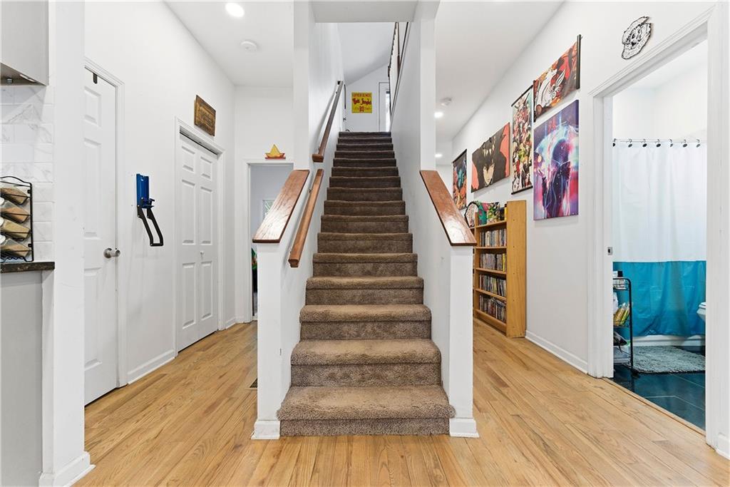 902 Gaston Street Southwest Atlanta, GA 30310 - Photo 25 of 36 a view of an entryway with wooden floor