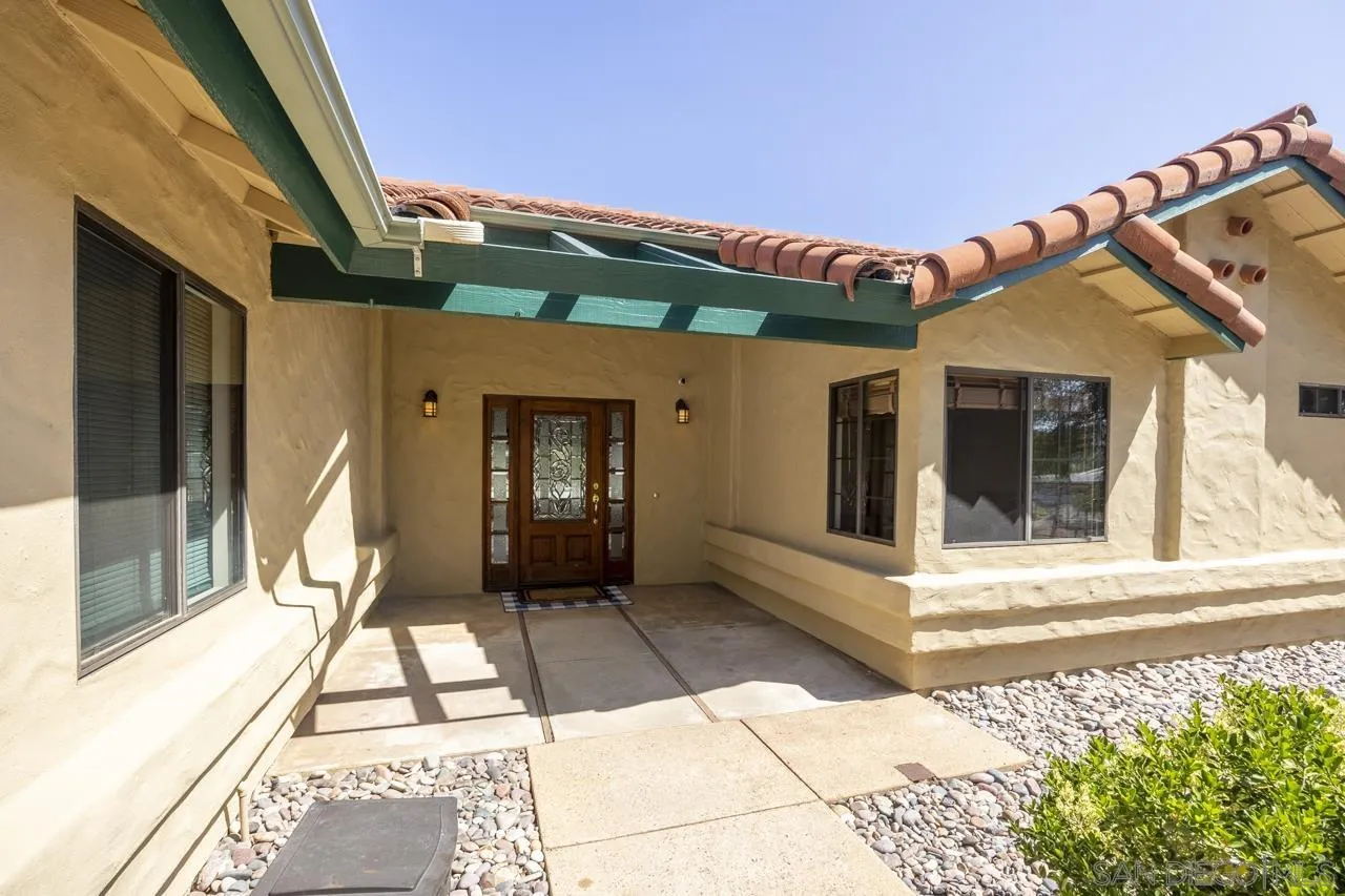 1603 Camino Del Sequan Alpine, CA 91901 - Photo 3 of 48 a view of a entryway door front of house