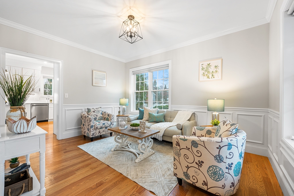 32 Fraser Road Framingham, MA 01702 - Photo 18 of 37 a living room with furniture and wooden floor