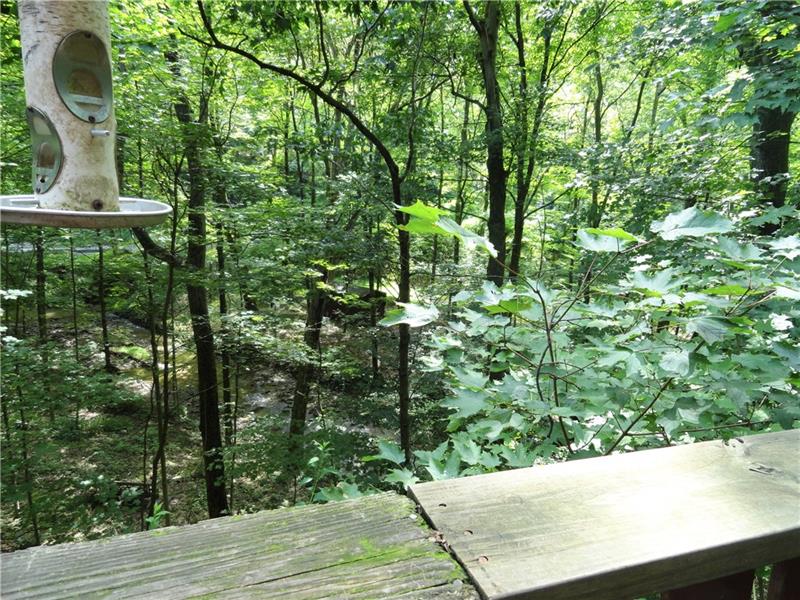 The home is overlooking more than 2 acres of woods. More summertime outdoor pictures follow the interior pictures so please stay tuned.