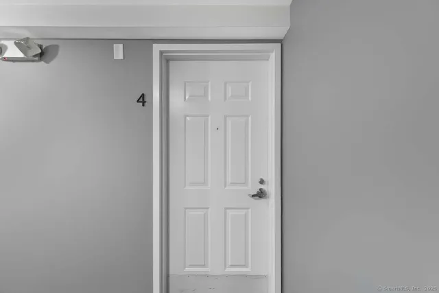 a view of front door