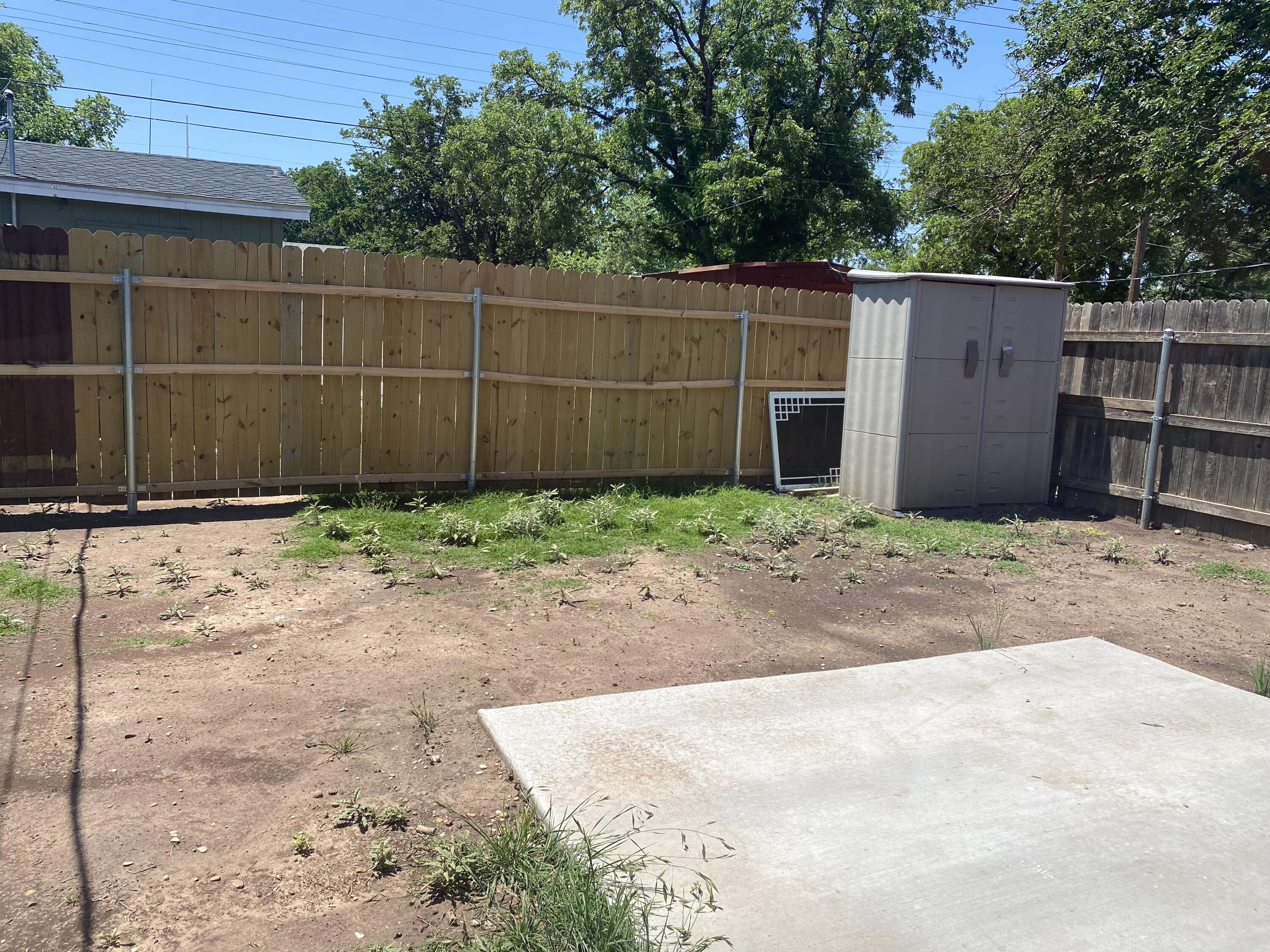 4101 32nd Street Lubbock, TX 79410 - Photo 12 of 13 a view of a backyard