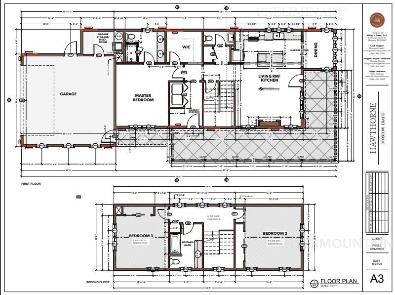 Tbd Tbd Cottage Lane Moscow, ID 83843 - Photo 13 of 14 Floor plan