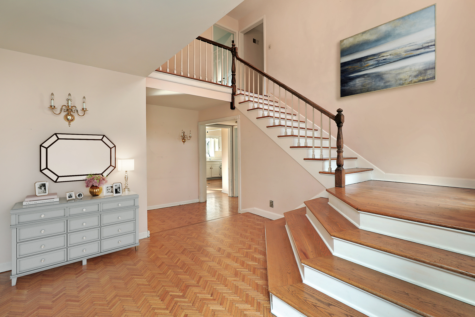 3815 Bordeaux Drive Northbrook, IL 60062 - Photo 3 of 56 a view of entryway and hall with wooden floor