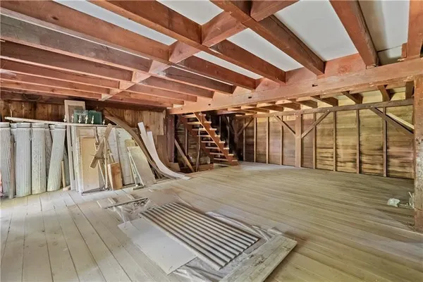 a view of a storage room with a lot of stuff