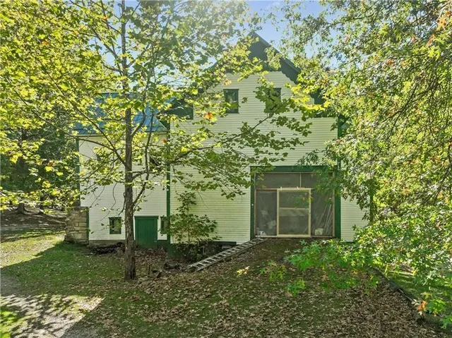 a view of yard with trees