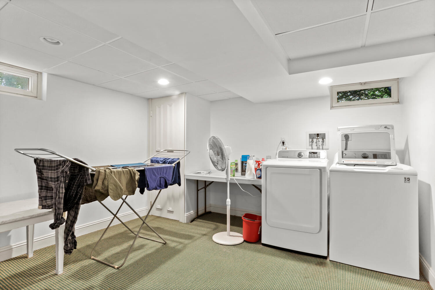 110 Gower Road New Canaan, CT 06840 - Photo 24 of 39 a storage room with washer and dryer