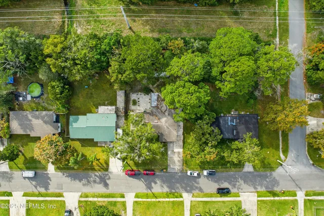 a view of lake from a building