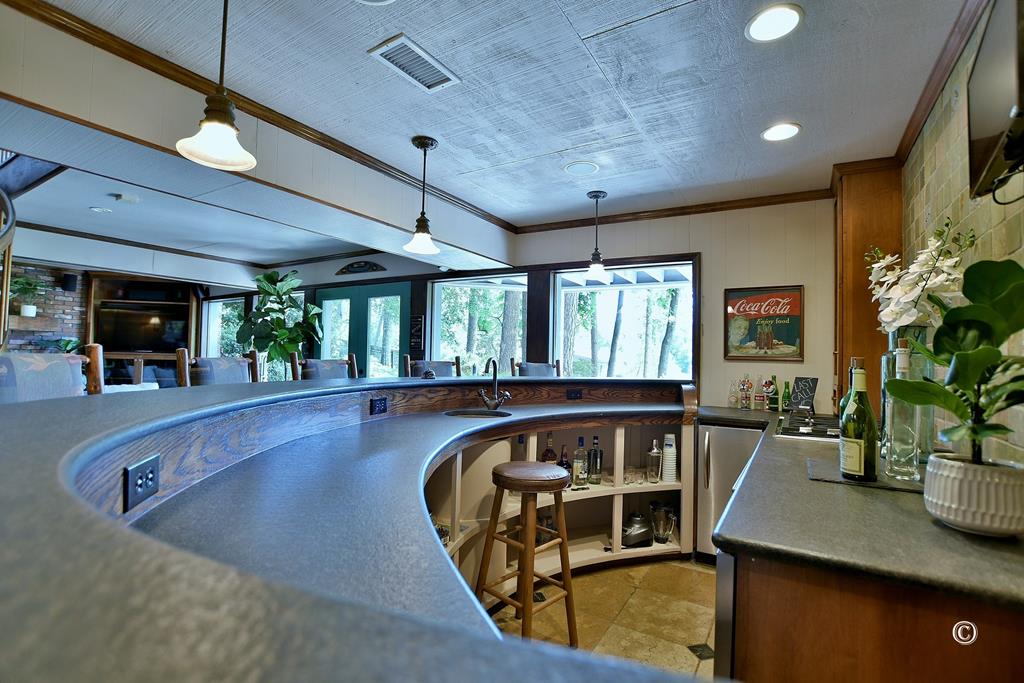 5538 Roaring Branch Road Columbus, GA 31904 - Photo 34 of 54 bottom floor bar with cook top, icemaker and refri