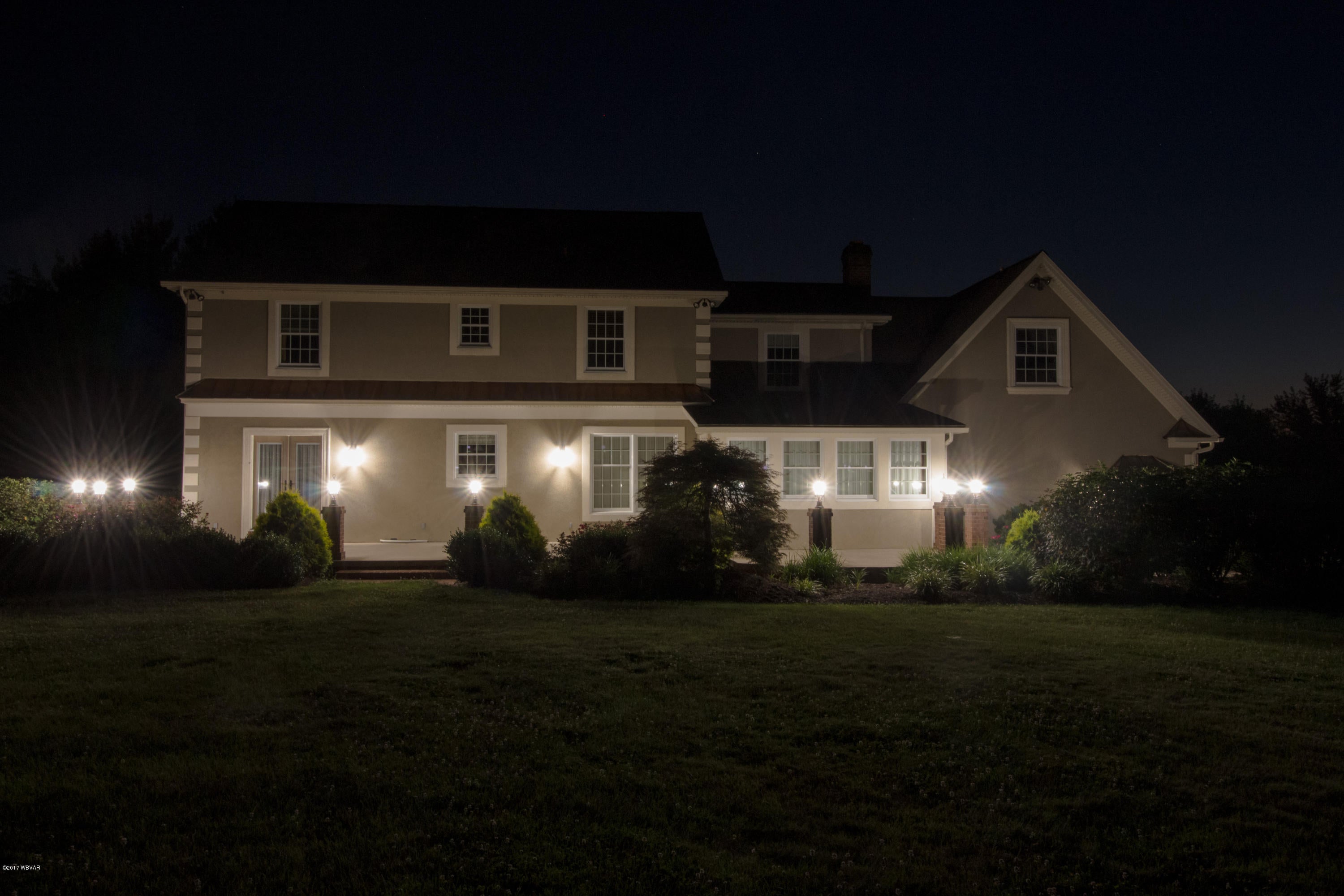 831 Fogelman Road Muncy, PA 17756 - Photo 4 of 63 Back at night