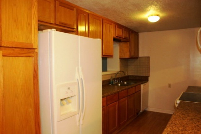 204 Hickman Road Forsyth, GA 31029 - Photo 5 of 13 a kitchen with a refrigerator and a stove