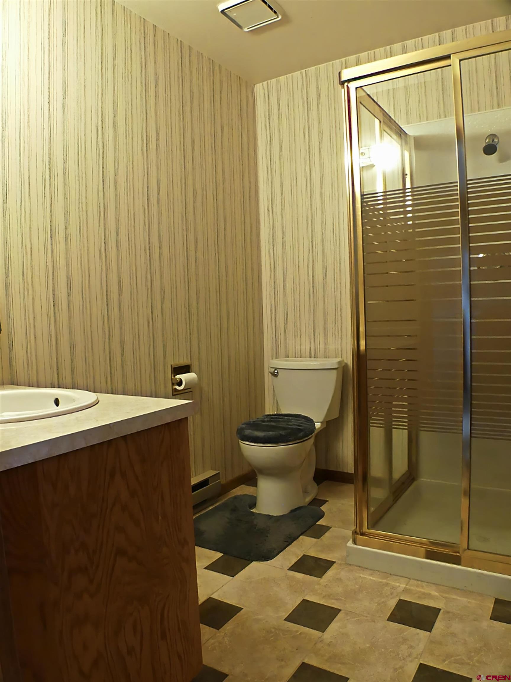 453 Ute Road Cimarron, CO 81220 - Photo 9 of 18 a bathroom with a sink and a toilet