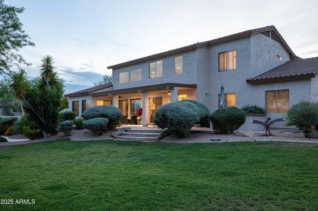 a view of a garden with potted plants