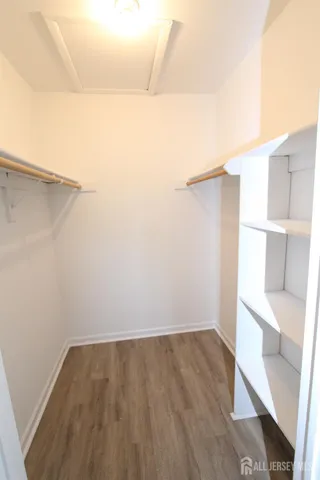 a view of a room with shelf