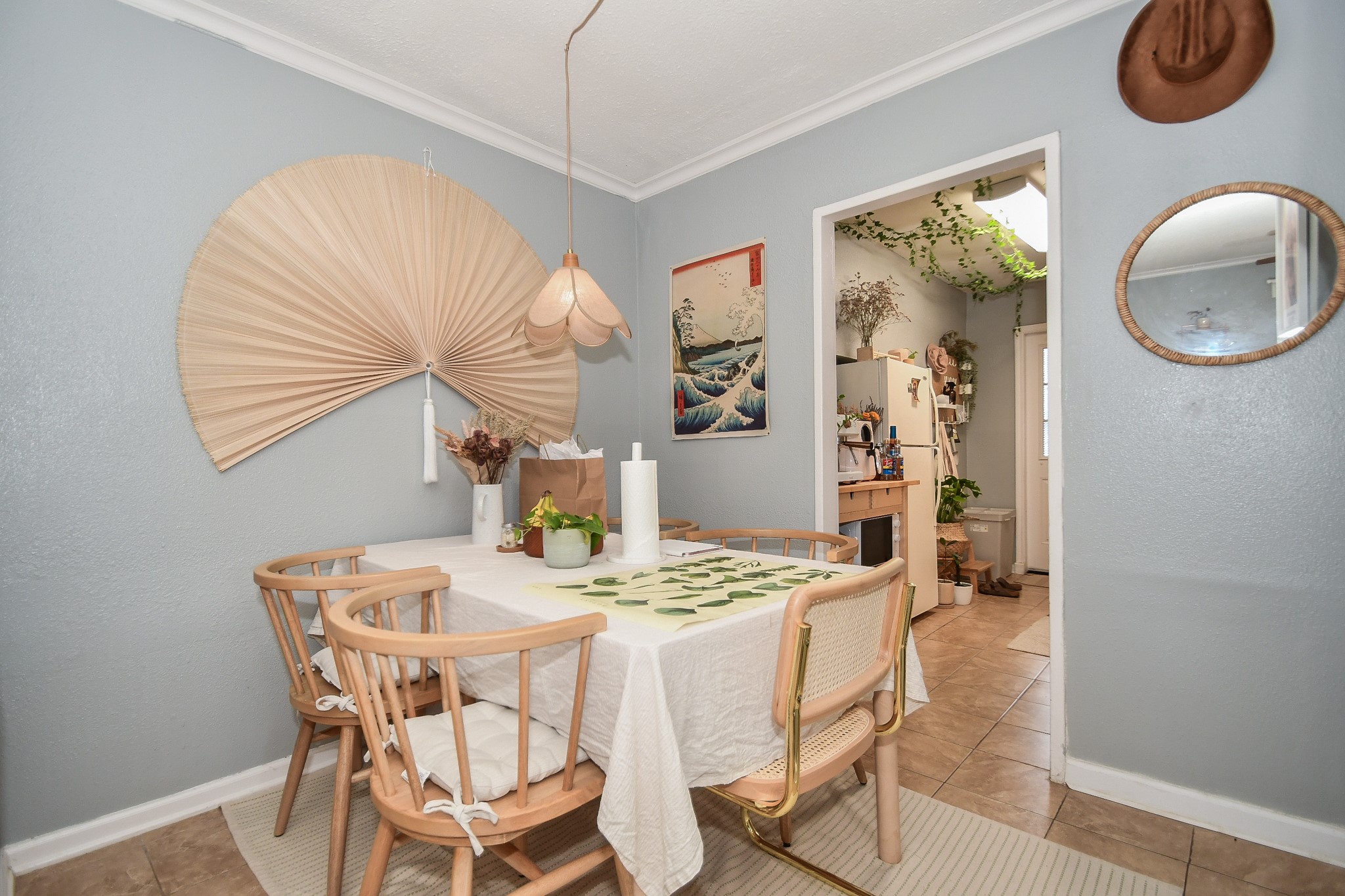 4623 Yupon Street, Unit 3 Houston, TX 77006 - Photo 6 of 18 a view of a dining room with furniture and wooden floor