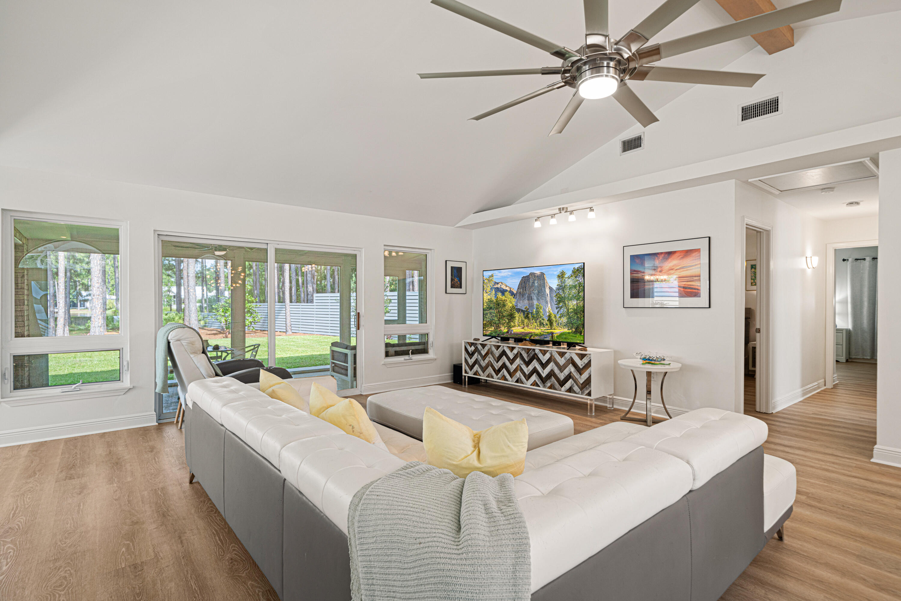 216 Santa Barbara Avenue Santa Rosa Beach, FL 32459 - Photo 22 of 85 a living room with furniture and a large window