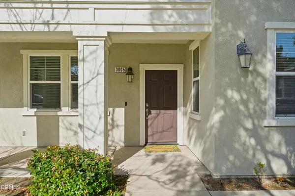 front view of a house with a glass door