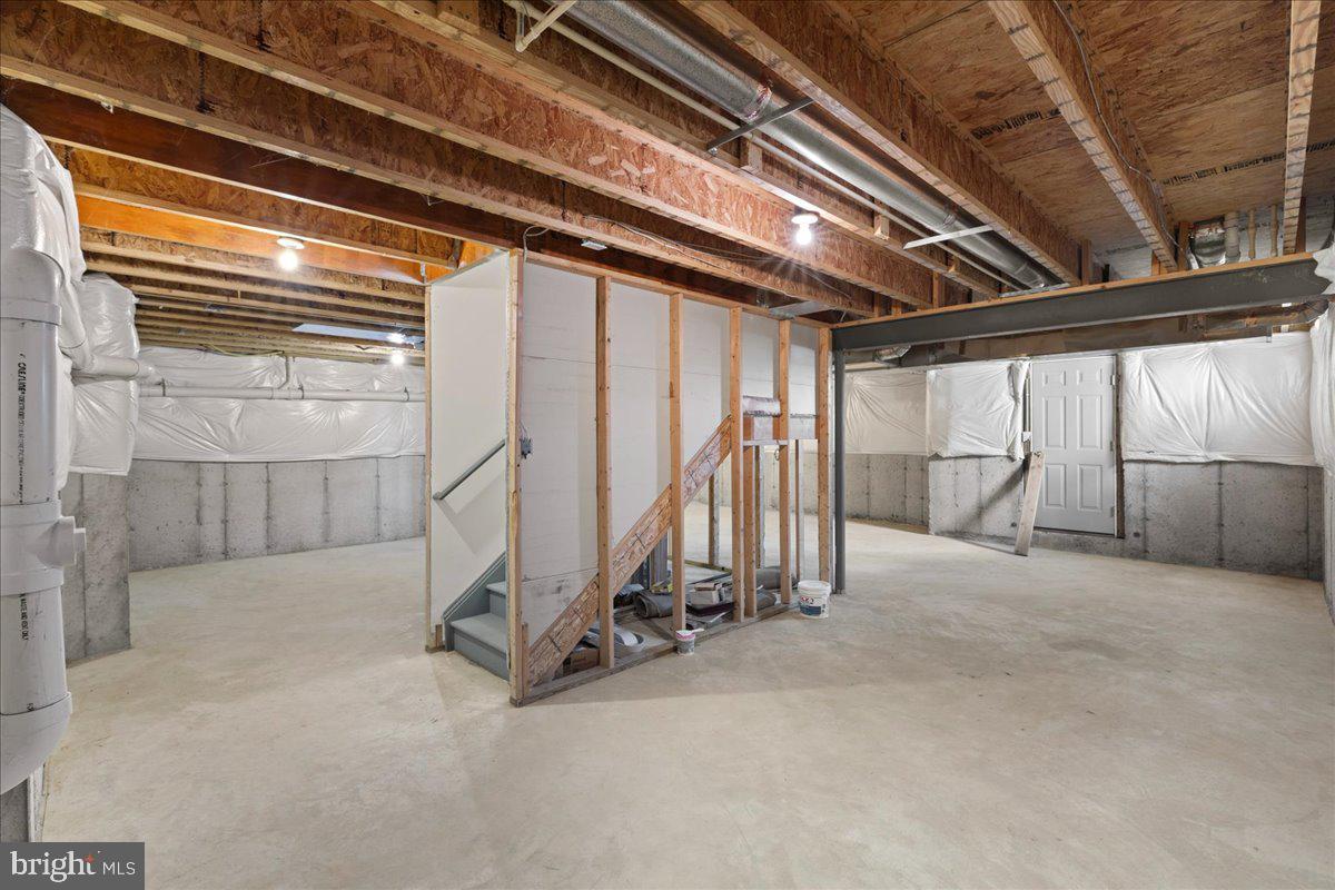 1437 Balmoral Road Coatesville, PA 19320 - Photo 12 of 52 Spacious, unfinished basement ready for ideas.