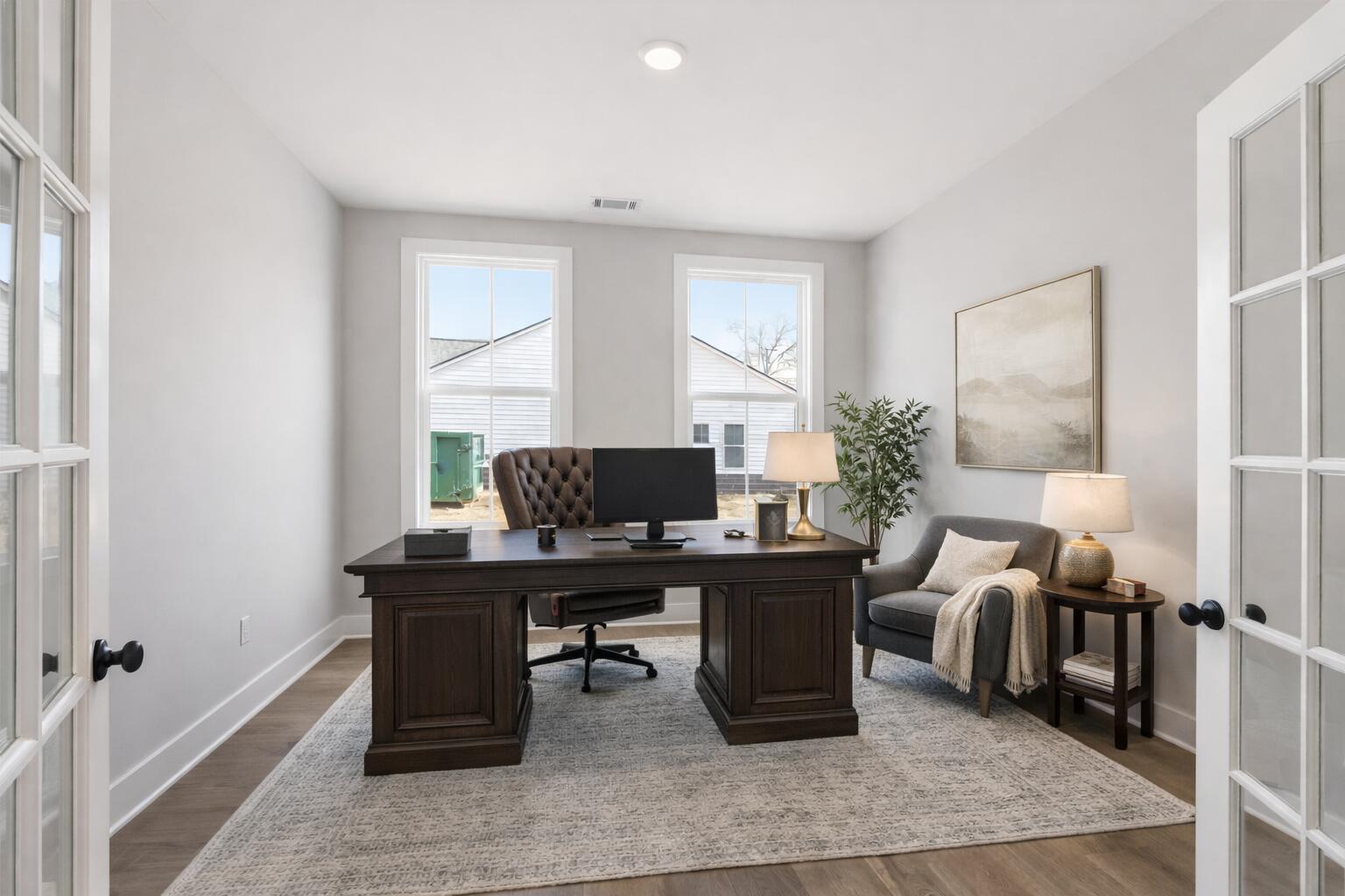 2544 Butlers Green Circle, Unit 4 Chattanooga, TN 37421 - Photo 11 of 22 Sophisticated home office with natural l
