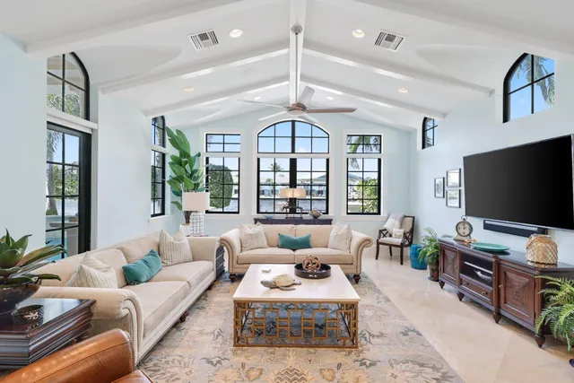 a view of a chairs and table in the patio