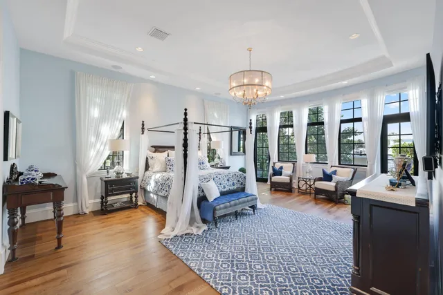 a front view of a building with a porch