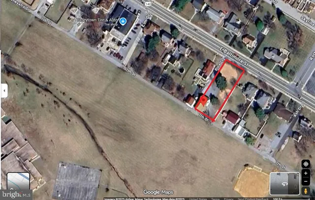 view of a couch in a building