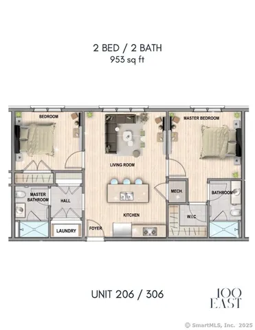 a black and white photo of a living room