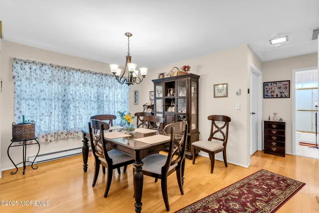 a view of a livingroom and dining room