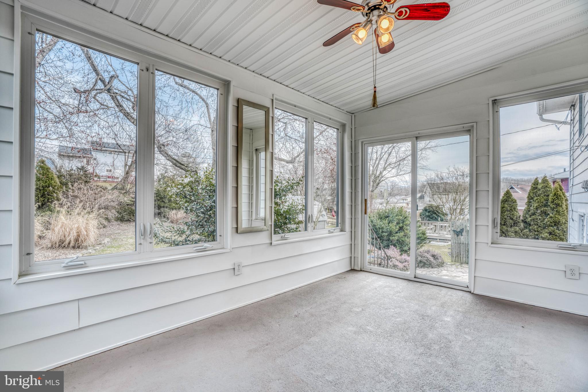 9113 Orbitan Road Baltimore, MD 21234 - Photo 12 of 36 Wonderful Enclosed Rear Porch