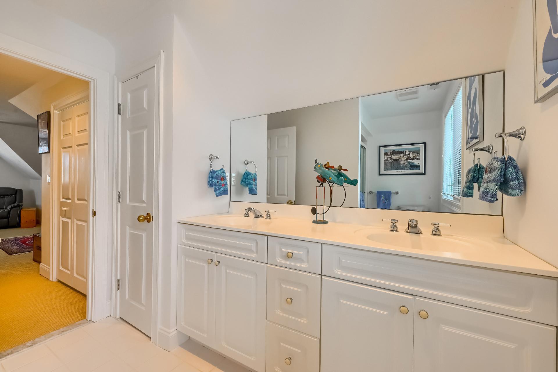 4 Tide Run Mashpee, MA 02649 - Photo 28 of 46 a spacious bathroom with a sink a mirror a vanity and shower