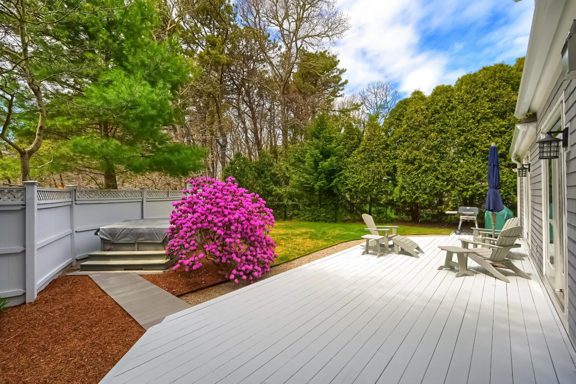 4 Tide Run Mashpee, MA 02649 - Photo 39 of 46 a view of a wooden floor with a bench