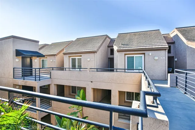 a view of a house with roof deck