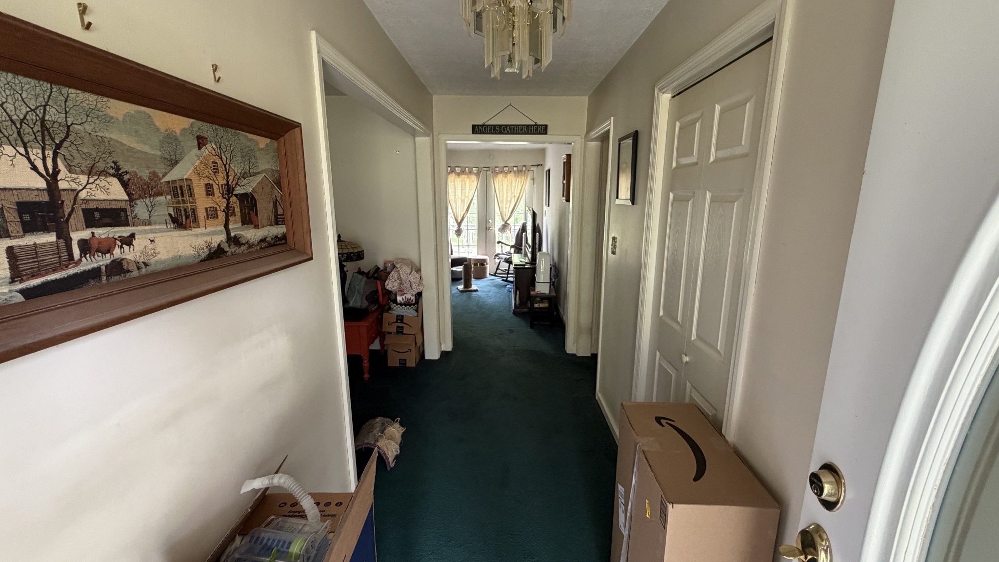 237 Brooks Road Maynardville, TN 37807 - Photo 12 of 20 a view of a hallway with living room and furniture